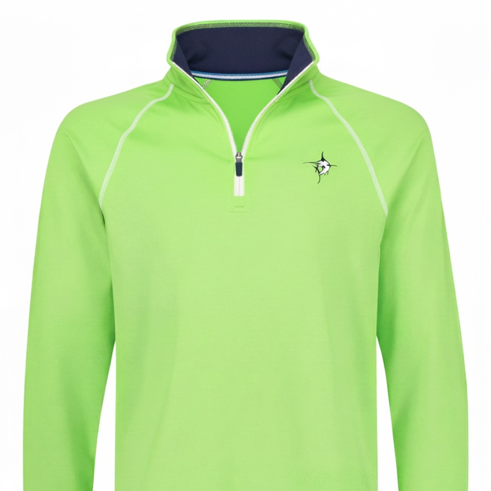 NWT Men's White Water New Harbor Pullover Lime Green